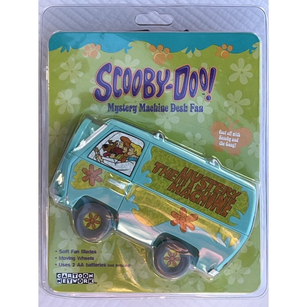 NEW Rare Scooby-Doo Mini Mystery Machine Desk Fan Collectible 1990’s
